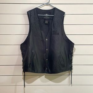 Men’s Harley Davidson Tradition II Leather Vest